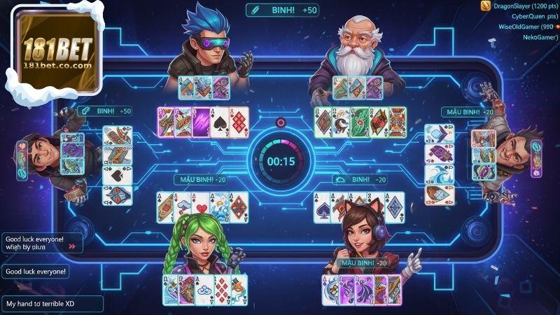 Mậu Binh Online – Tựa Game Bài Hấp Dẫn Dễ – 181BET 1 mau-binh-online
